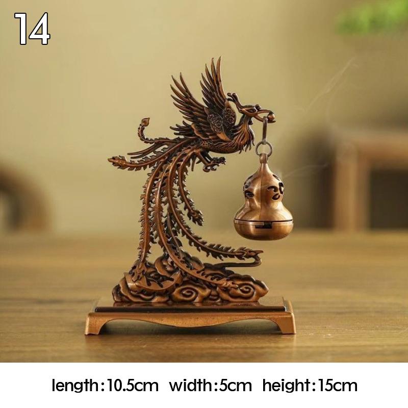 Retro Räuchergefäß Hohllegierung Hängendes Räuchergefäß Haushalt Räucherstäbchen Ornament Lotusbrenner Heim Büro Dekor Neu