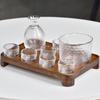 UOSO Japanese Glass Sake Warmer Set