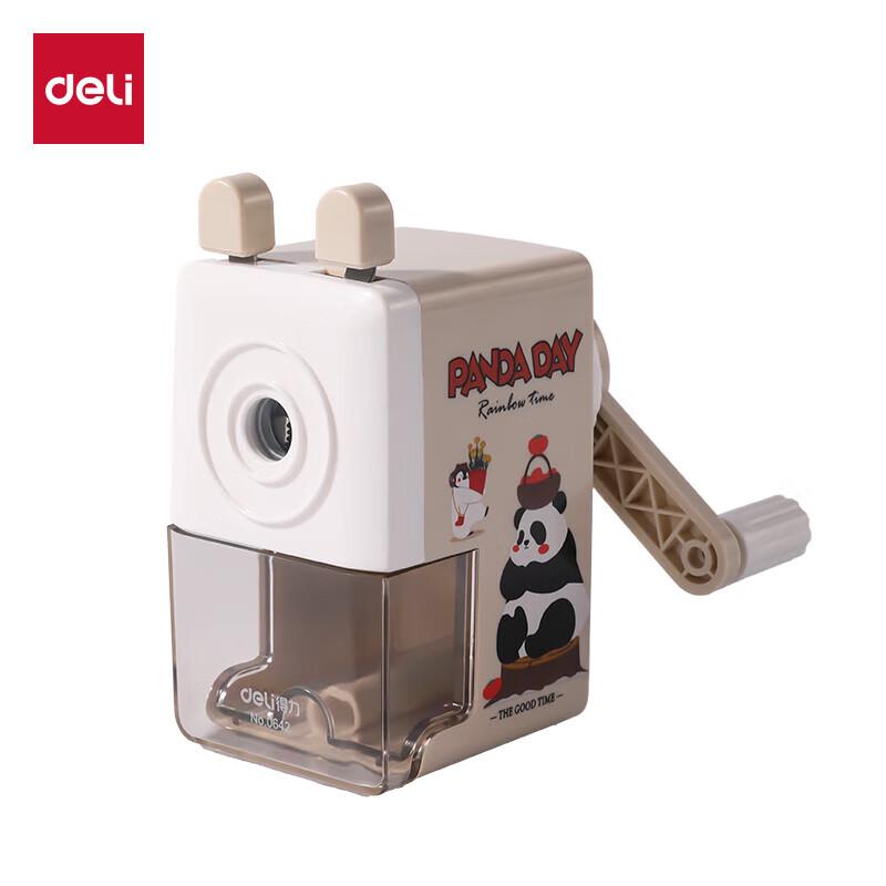 Deli Children s Hand-Crank Cartoon Pencil Sharpener (2-Pack)