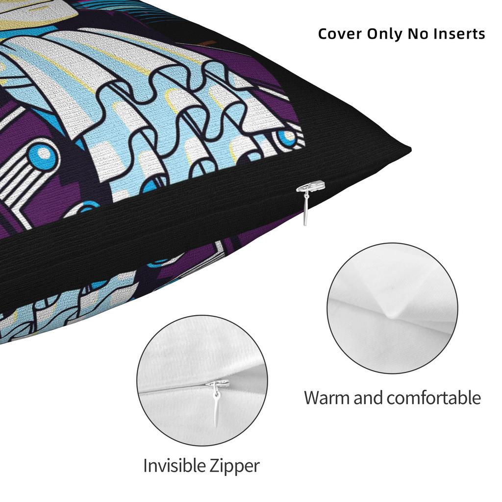 Ace Attorney Pillow Case Comfy Pillow Cover Cute Funny Cushion Cover For Sofa Bedroom Home Decor