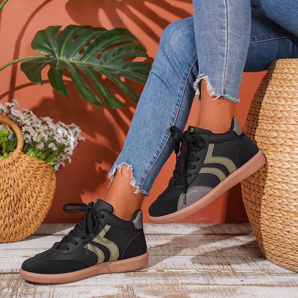 2024 Übergröße Damen Rutschfeste Lässige German Trainer Sneaker - Leicht & Geschnürt