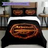3pcs Duvet Cover Set (1*Duvet Cover + 2*Pillowcase, Without Core),Arsenal F.C Print Bedding Set, Bedroom Decor, All‑Season, Birthday Gift