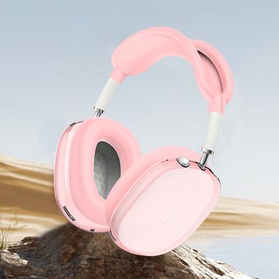 4 v 1 Puzdro z číreho silikónu + TPU Ochrana proti poškriabaniu Náušníky Ušné škrupiny Čelenka Vodotesný ochranný obal pre AirPods Max