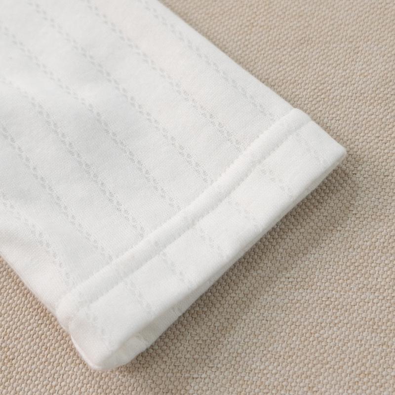 Spring and Summer Pajamas Women's Long-sleeved Trousers Homewear Traceable Cotton