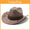 Vintage Western Cowboy Hat With Large Brim Sunshade For Men And Women