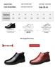 Herren High-Top Winterstiefel aus echtem Leder mit Woll- und Samtfutter