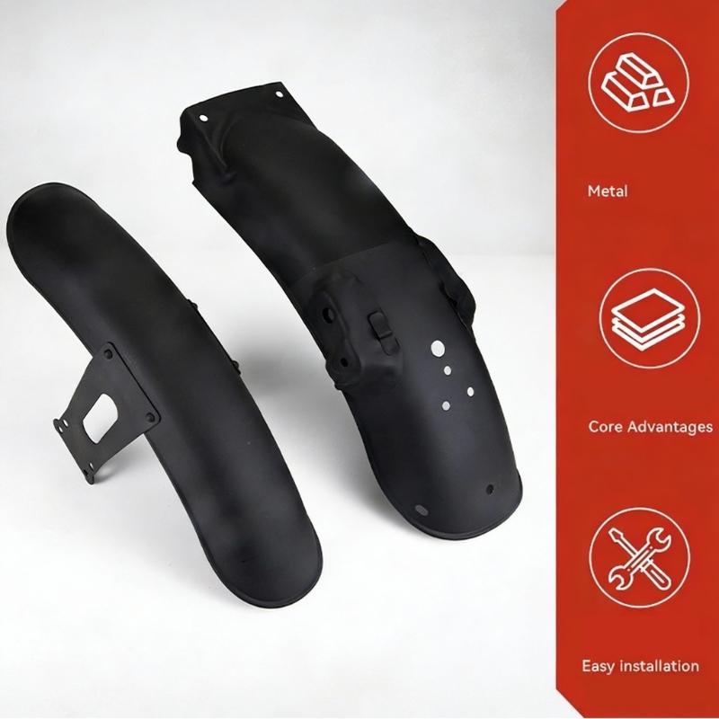 Classical Retro Guard Set Strong Metal Material Motorcycle Front/Rear Guard Retro Motorcycle Parts Suitable for CG125