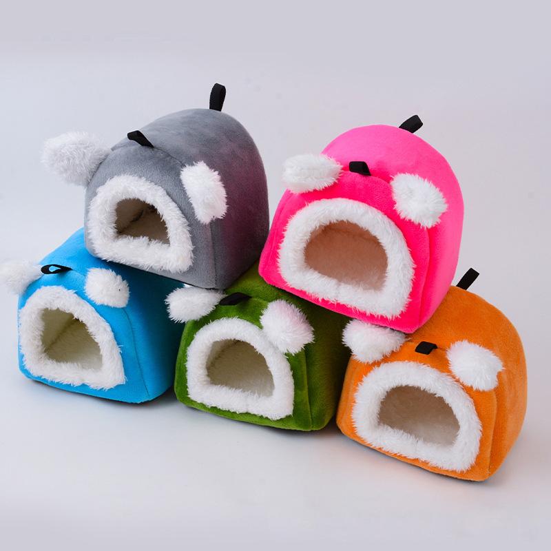 Pet Cotton Nest for Little Animals Squirrel Honey Bag Branch Guinea Pig Chinchilla Tiger Bark Peony Parrot Supplies