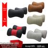 Genuine Leather Car Headrest Pillow – Customizable Cowhide Neck Support with Logo Option