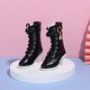 60CM Doll Shoes Princess High Heels Fashion PU Leather Boots Long Knee High Boots For 1/3 Bjd Doll Clothes Accessories
