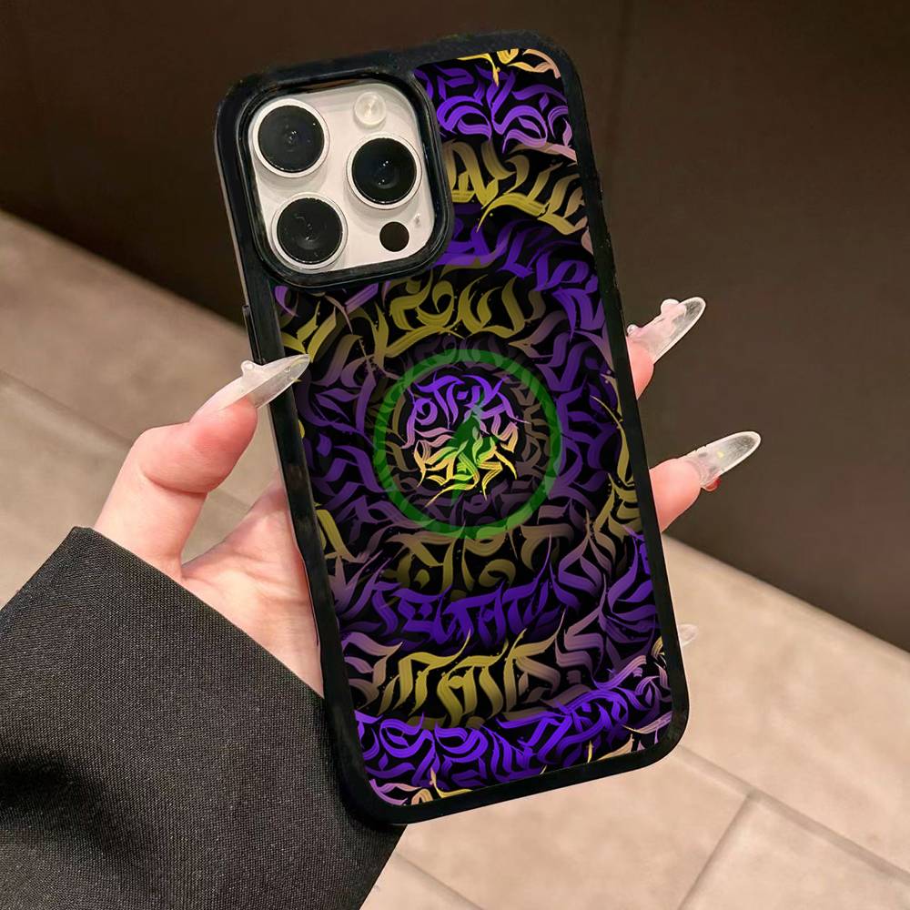Pokras Lampas Art Graffiti For Magsafe Case For IPhone 17 16 Pro Max 15 14 Plus 13 12 11 Wireless Charging Phone Cover