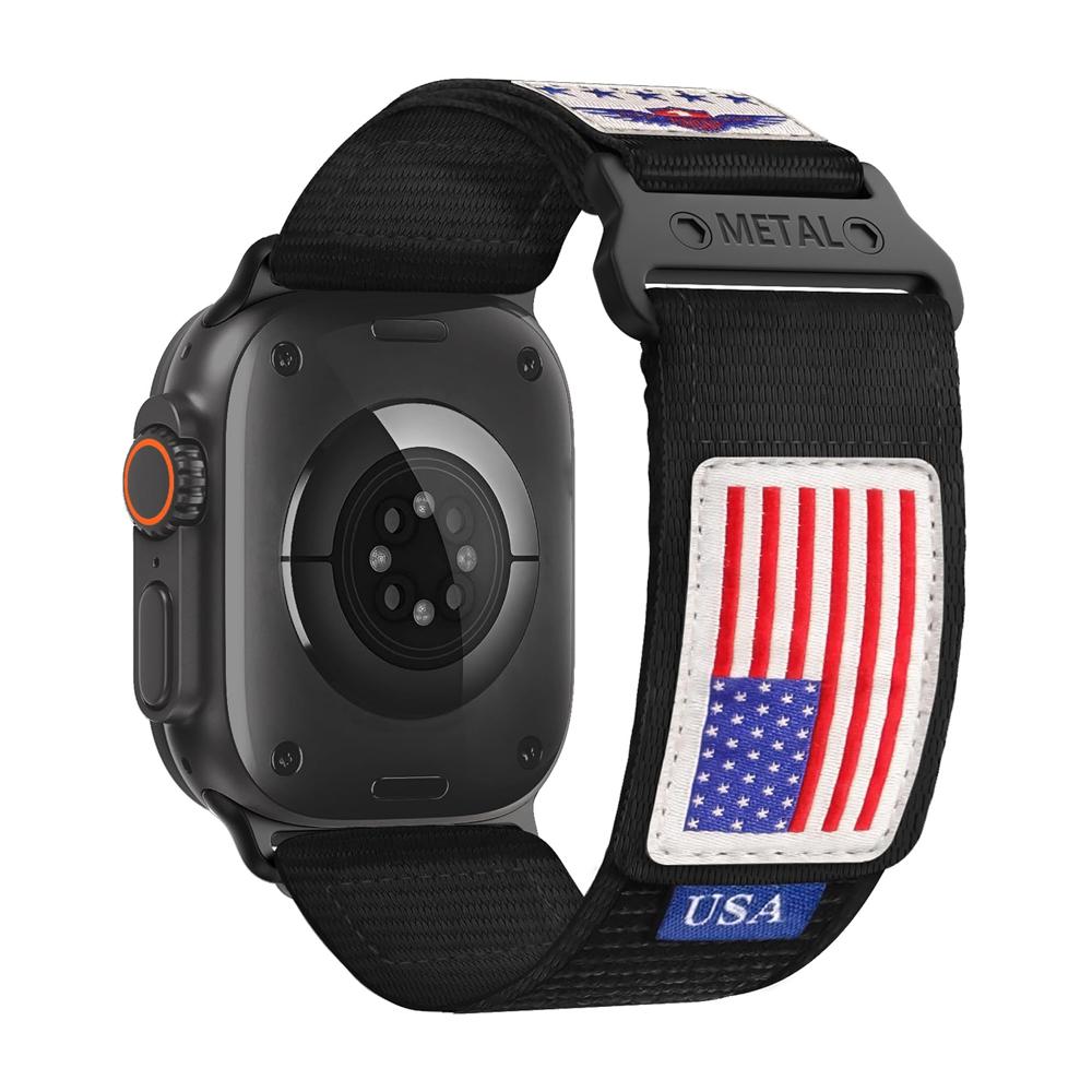 StrapS for Apple Watch Ultra 2 Band 49mm 46mm 42mm 45mm 44mm Nylon Alpine Sport bracelet Correa iWatch Series 10 9 7 6 5 4 8 SE