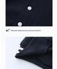 Unisex Navy Blue School Uniform Jacket & Pants Set, Perfect for Spring & Autumn