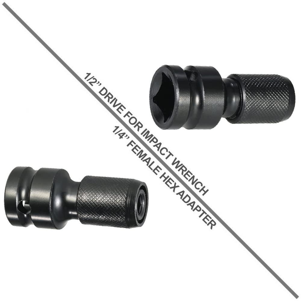 Spanner Set Drive Converter Impact Tool Wrench Socket Adapter Drill Chuck Converter Ratchet Socket