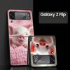 Cute Pig Hard PC Phone Case For Samsung Galaxy Z Flip 7 6 5 4 Black Cover For Galaxy Z Flip 3 Foldable Shell Fundas Capas Coque