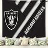Las Vegas Raiders Wall Tapestry Aesthetic Wall Hanging Printed Fabric Blanket Decorative Tapestries for Bedroom Living Room Home Decor