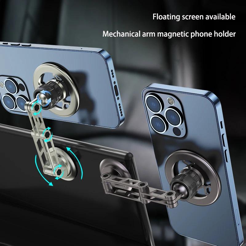 Universal 360° Rotation Magnetic Car Phone Holder Instrument desk support in Car For iPhone 17 16 15 14 13 12 Pro Max Samsung