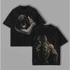 Anime Jujutsu Kaisen Fushiguro Toji Grafik T-Shirt Herren Kurzarm Kleidung Vintage T-Shirt Gewaschene Baumwolle T-Shirt Harajuku T-Shirt