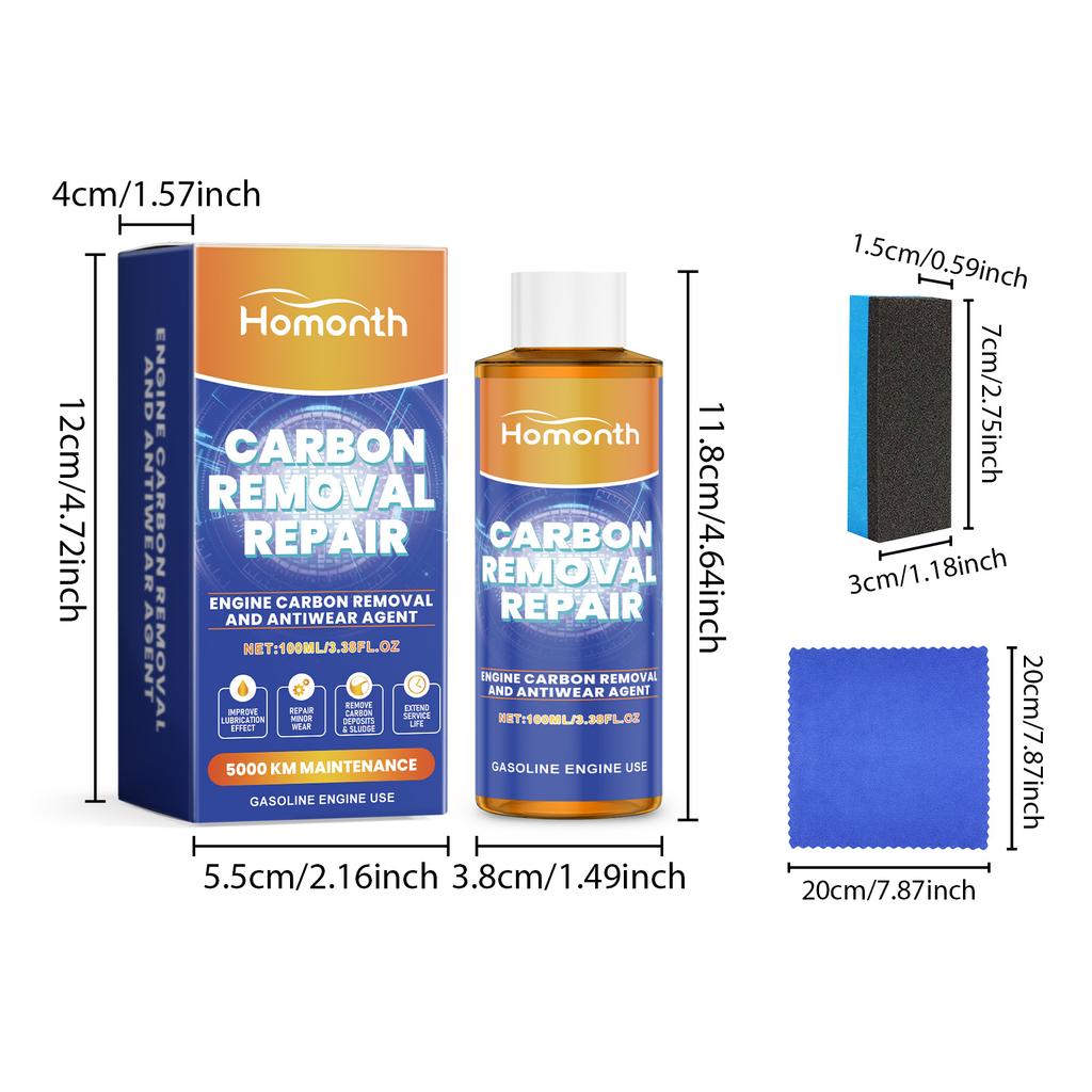 100ml Engine Carbon Removal Repair Agent Highly Effective Anti-Wear Protectant Engine Oil Noise Reduction And Anti-Shaking