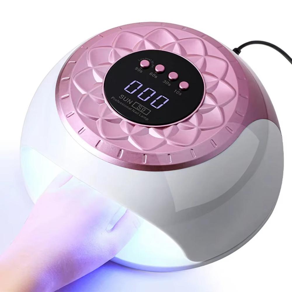 New UV Nail Lamp 268W Gel Polish Dryer Pedicure Light Manicure Lamp Nail Art Gel Dryer Machine Nail LED Lamp Salon Use