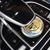 CSF1   Car Interior Multimedia Sticker 47mm Mouse Knob Center Console Sticker for Mercedes-benz AMG W212 W205 AFFALTERBACH AMG Sticker