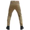 Men's Four-Season Motorcycle Riding Jeans with Protective Gear, Casual Off-Road Zipper Style, Anti-Fall Racing Pants