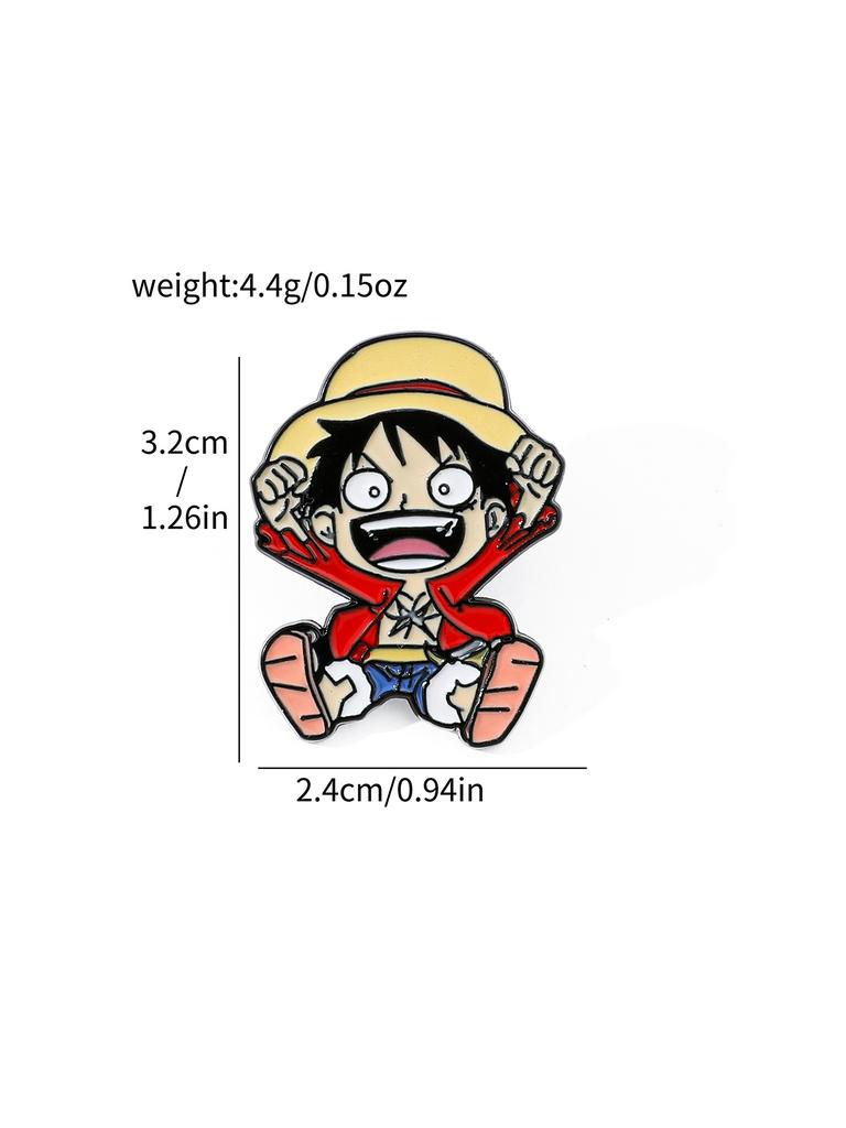 191 Spot ONE PIECE Brooch Riman Metal Badge Luffy Pirates One Piece Pin Accessories