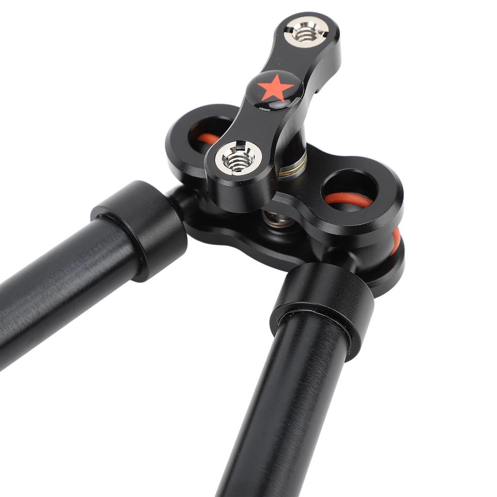 Camera Mount Adjustable Arm 530mm Double Section Extension Metal Articulated Arm Stand