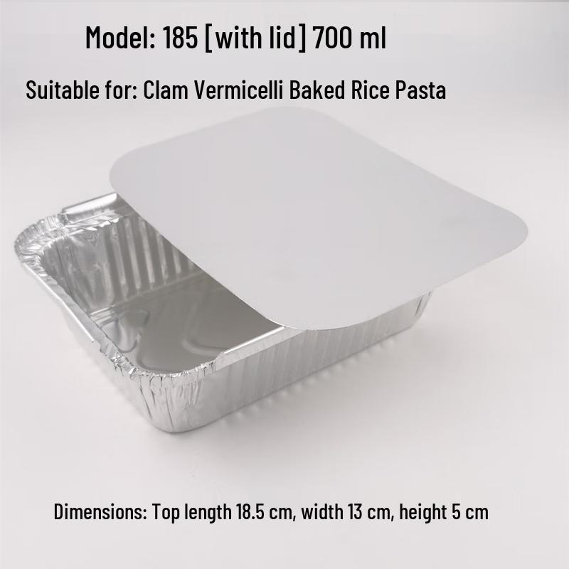 Disposable Aluminum Foil BBQ Pans with Lids