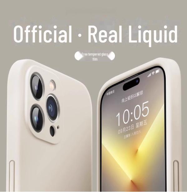 

Ультратонкий жидкий силиконовый чехол для пар iPhone 14/15/16 - прозрачный и устойчивый к падению