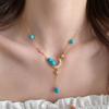 Starry Sky Adjustable White Stone Necklace - 2026 Summer Beach Style for Women