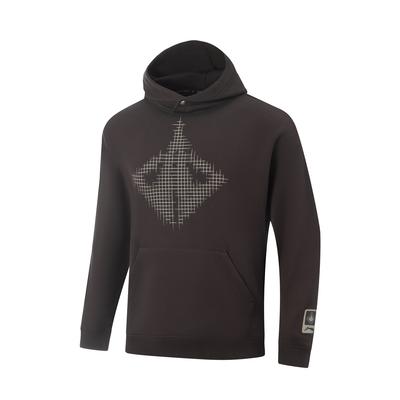 Li Ning Jimmy Butler Fleece Warm Sports Fashion Versatile Loose Hoodie Soft Warm Casual Sweatshirt Men Hoodies AWDVE43-1