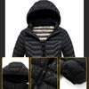 Light Cotton Jacket Men's Models Winter Crash Colour Full Print Removable Cap Thickened Hooded Comfortable and Versatile Jacket Men