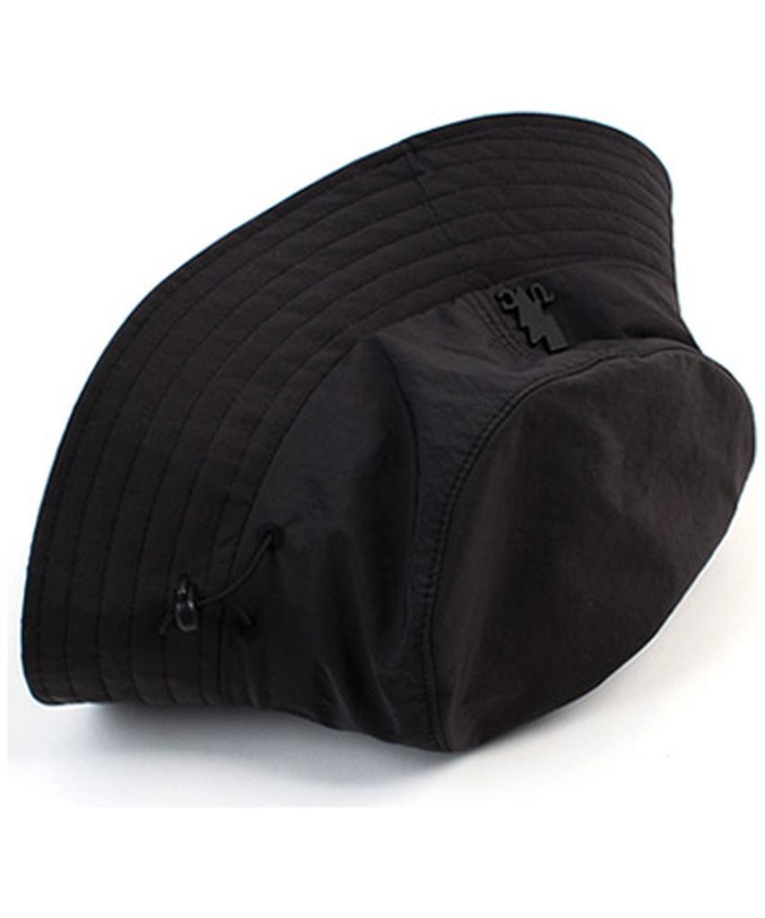 Yunibeosyeolkemiseuteuli String Black Poly Bucket Hat Poly Bucket Hat