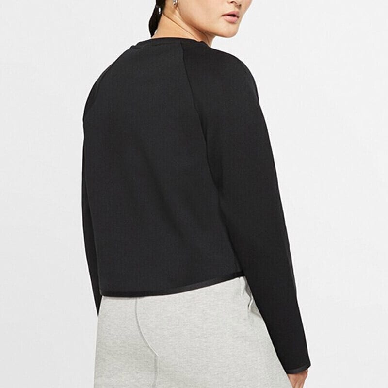 Nike Sweatshirts Women's Black Crew Neck Moderate Regular BV3452-010