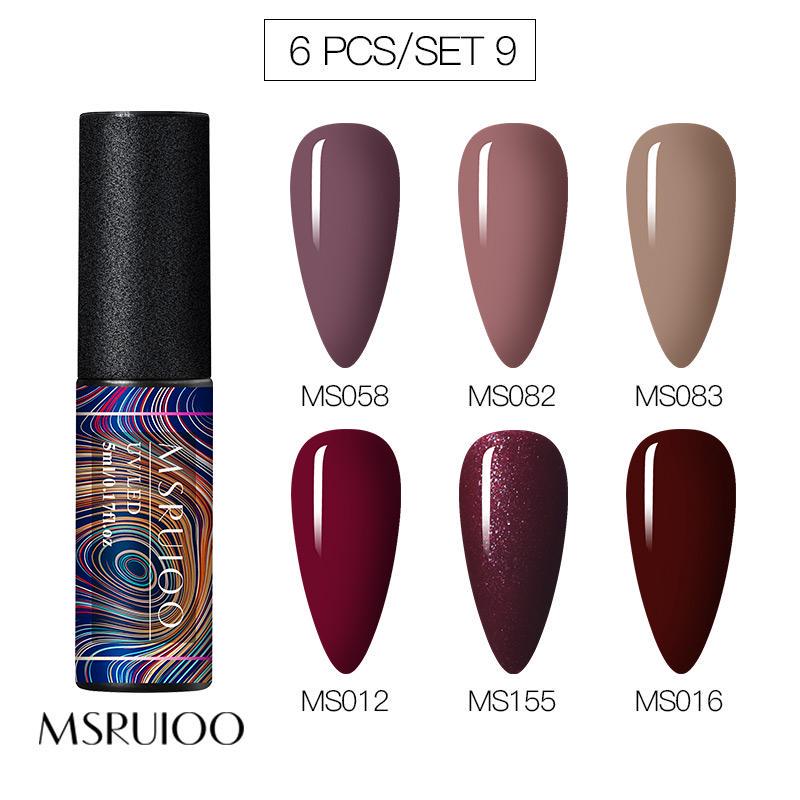 5ml DIY Pure Color Glitter UV Led Gel Polish Long Lasting Soak Off Lacquer Nail Decorations