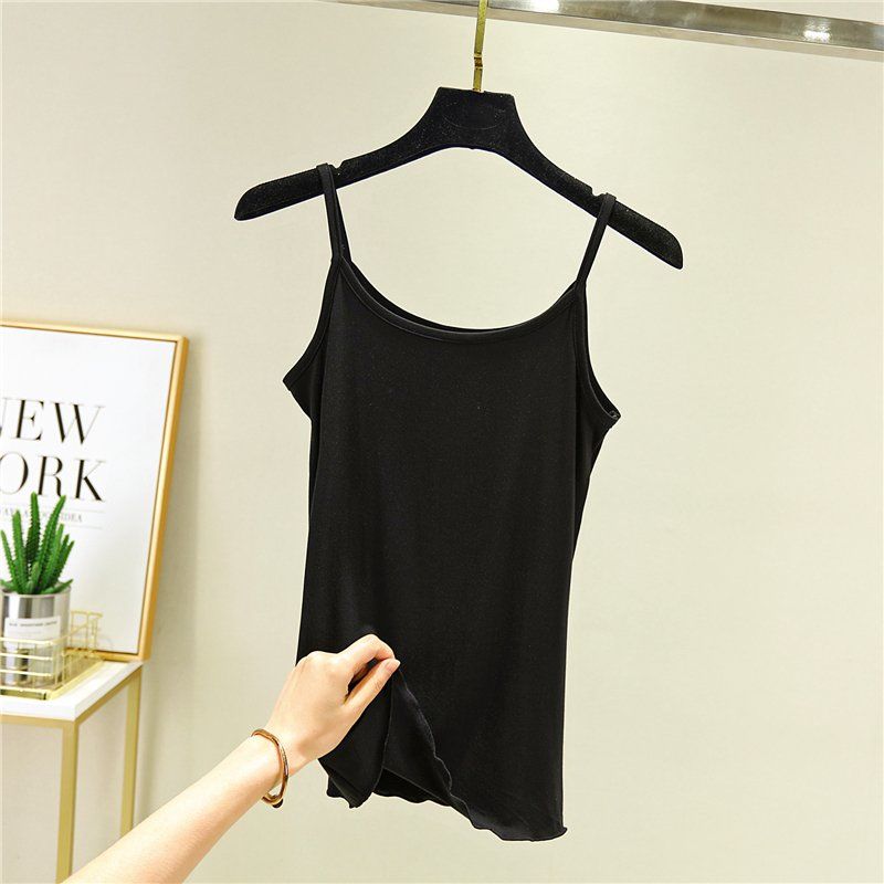 Modal Suspender Vest Women's Summer Thin Large Loose Top Sexy Suspender
