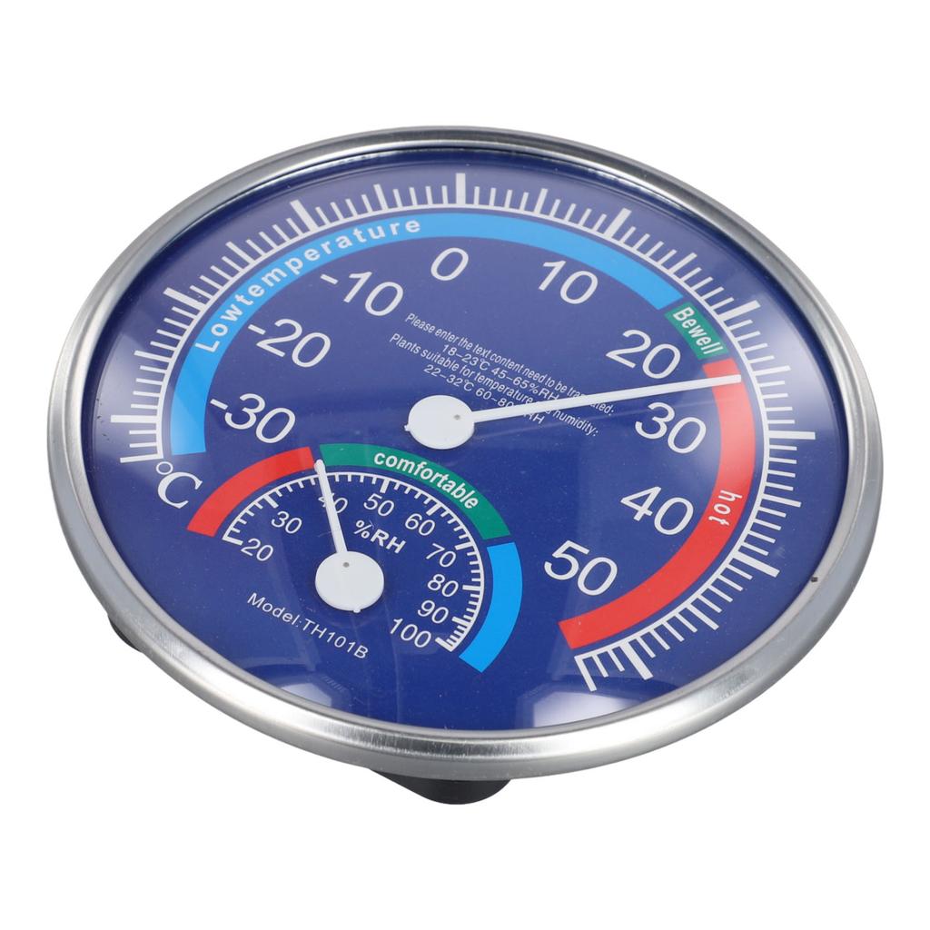 Analogue Thermometer Hygrometer For Indoor Outdoor Climate Monitoring With Temperature And Humidity Gauge