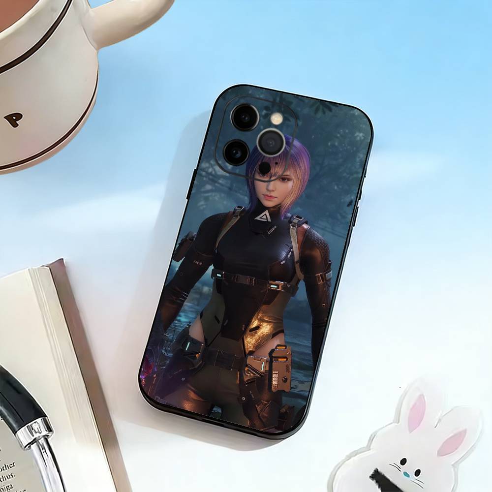 

L-Ling Cage Phone Case For iPhone 17, 16,15,14,13,12,11 Plus,Pro Max, Others Soft Black Cover iPhone14Plus