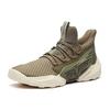 Anta Dominator Shock Absorbing Wear Resistant Mid Top Basketball Shoes Men Sneakers Khaki-Green 91911123-3