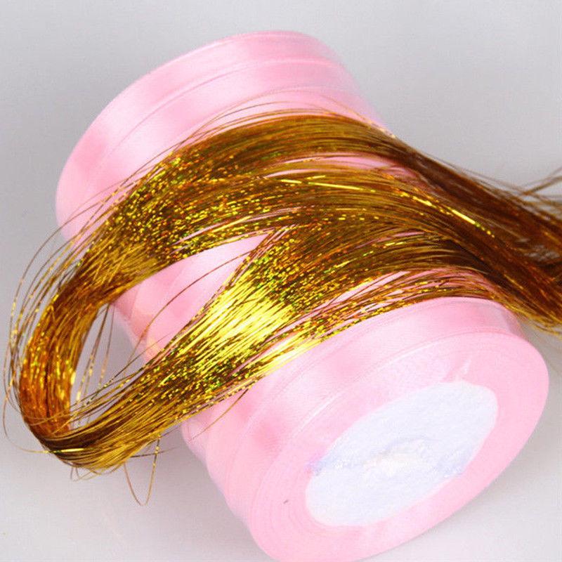 Hair Tinsel Sparkle Holographic Glitter Extensions Highlights Party