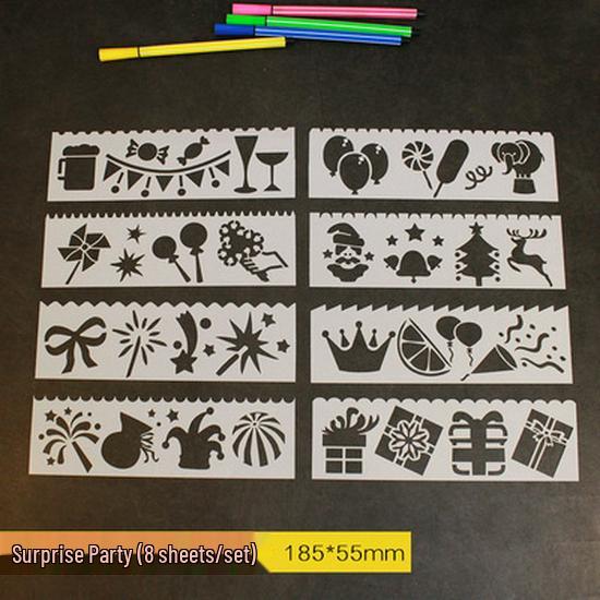 Handmade DIY Painting Ruler & Badge Maker Kit for Kids
