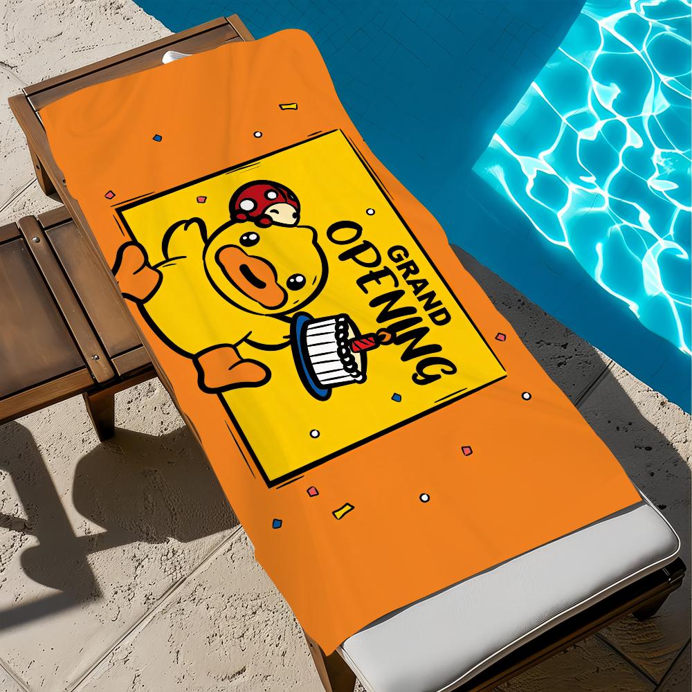 CARTOON b-B-b-D-duck Cute Towel Beach Quick Dry Soft Pool Towels Gift for Travel Gym Shower Camping Sports
