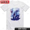 Elephant Unisexs T Shirt Unisex Nature Design Tee Graphic Shirt Casual Colorful Streetwear Shirts Tops for Gift Idea TShirt Female