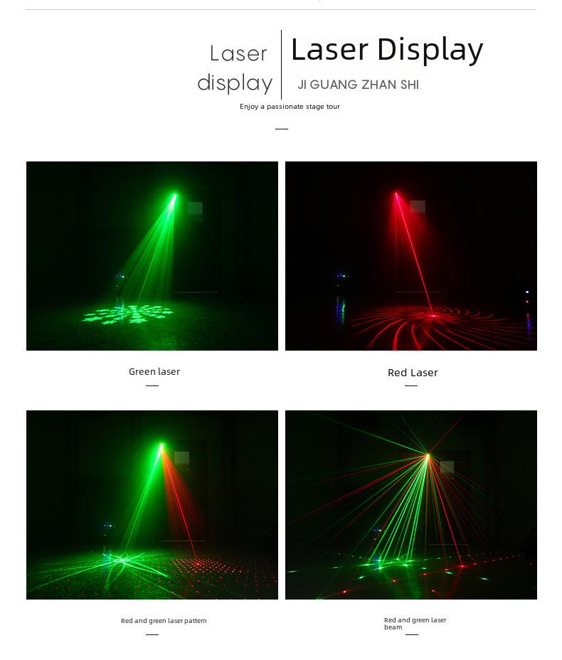Colorful Voice-Controlled Rotating Stage Lights - LED Magic Ball & Laser