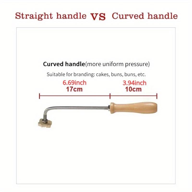 Steel Logo Mold for Cake Cartoon Brand Burning Iron Emboss Heating Baking Iron Bread DIY Stamp Logo Mold  Stamping Cake Tool