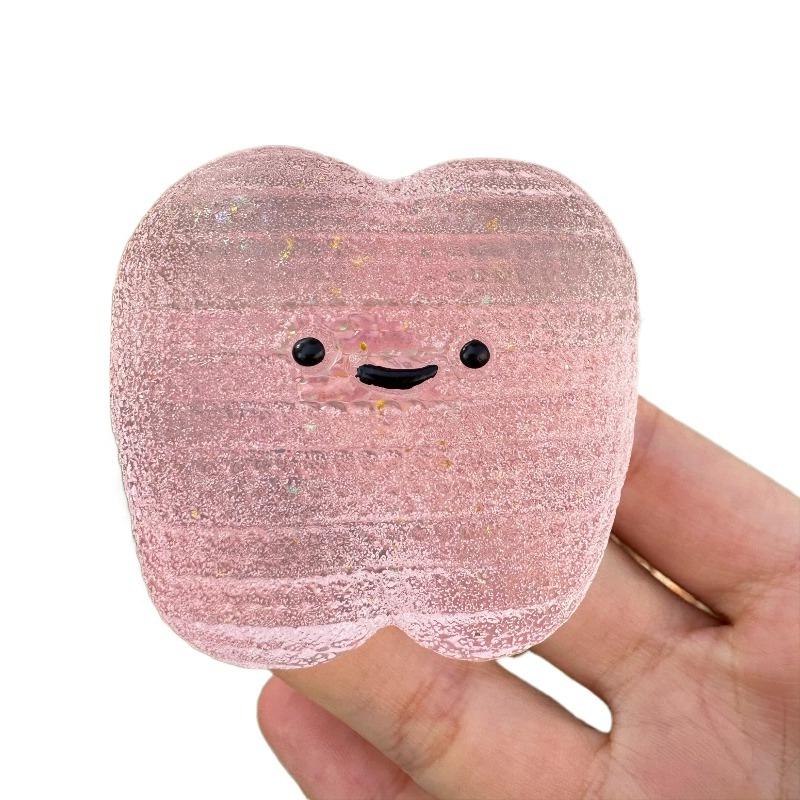Squishy Teeth Fidget Toy Cube Anti Stress Squeeze Toy Kids Adults Party Gifts Slow Rise Toy Autism ADHD Sensory Anxiety Therapy
