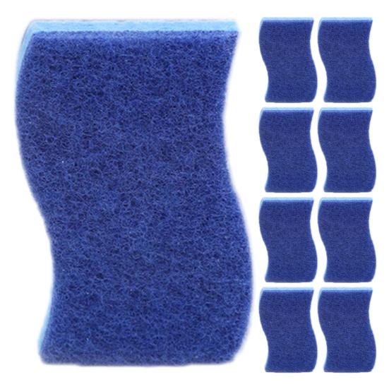 1/6/9Pcs Sponge Dishwashing Brush Rust-Resistant Open-Air Design Fast Cleaning Pulp Cotton Sponge Dish Cleaning Scrubber