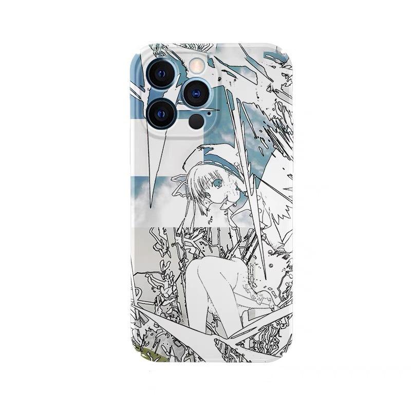 

Glitch Sakura for Apple 17promax Cartoon Cute for IPhone16pro Lens All-inclusive 15 New Models For Apple 7