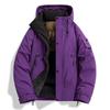 Unisex 2025 Winter Cotton Jacket - Warm, Casual, Waterproof, Loose Fit with Zipper